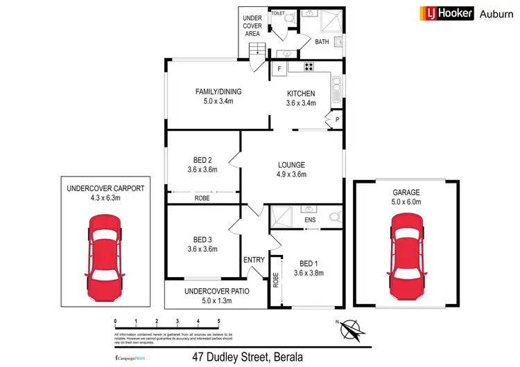 Floorplan of Homely house listing, 47 Dudley Street, Berala NSW 2141