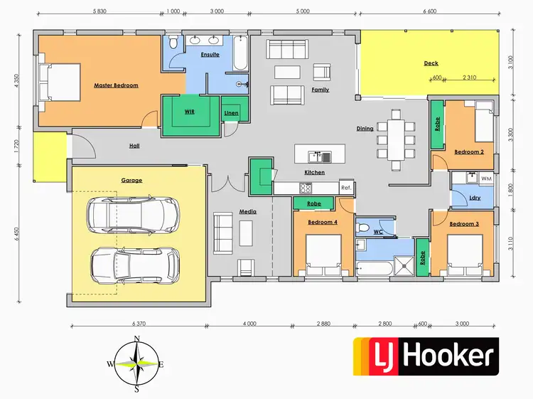 Floorplan of Homely house listing, 72 Albatross Way, Old Bar NSW 2430