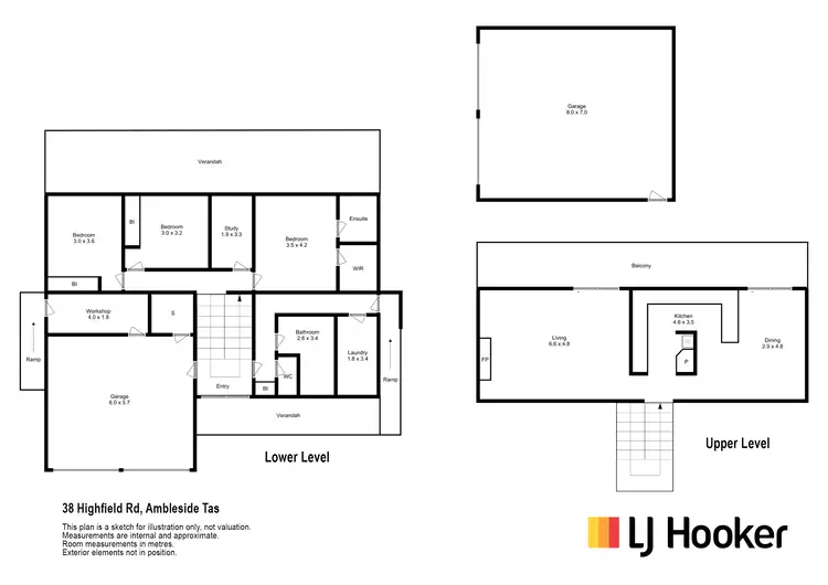 Floorplan of Homely house listing, 38 Highfield Road, Ambleside TAS 7310
