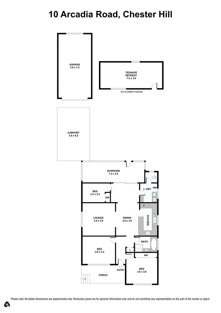 Floorplan of Homely house listing, 10 Arcadia Road, Chester Hill NSW 2162