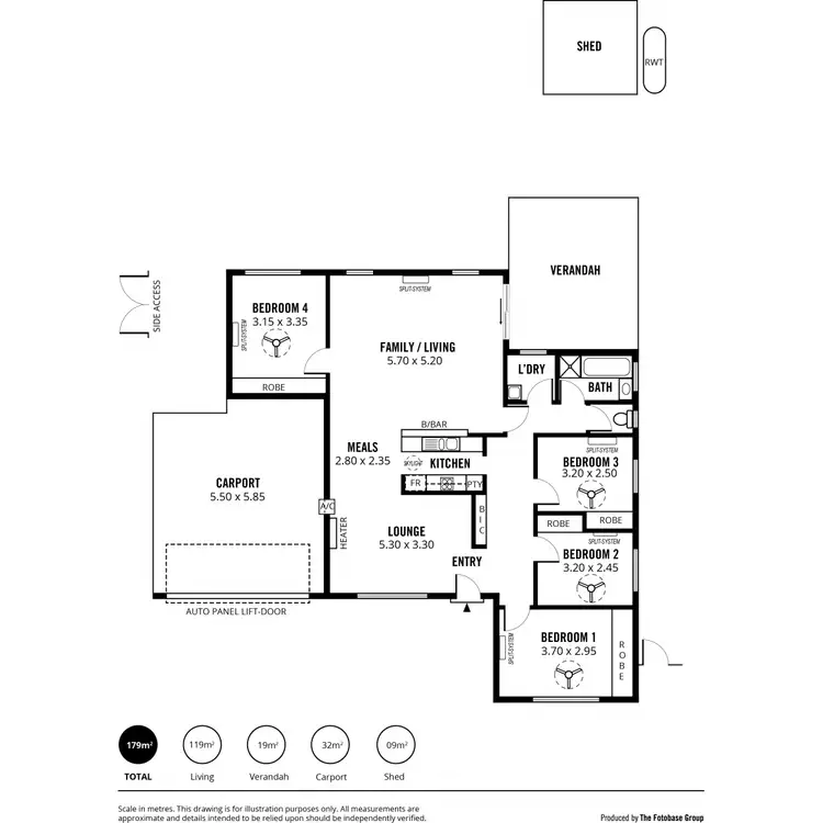 Floorplan of Homely house listing, 2 Minerva Crescent, Modbury Heights SA 5092