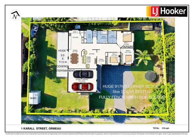 Floorplan of Homely house listing, 1 Karall Street, Ormeau QLD 4208