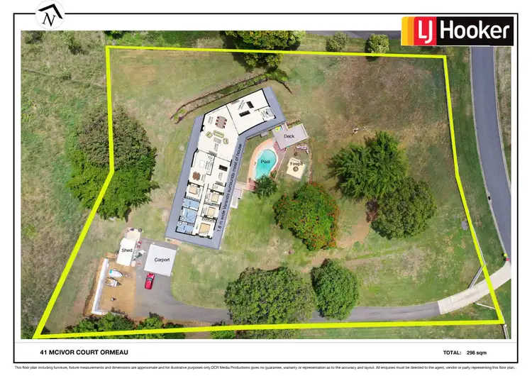 Floorplan of Homely house listing, 41-43 Mcivor Court, Ormeau QLD 4208