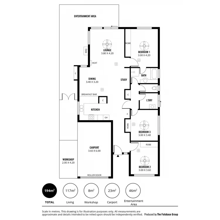 Floorplan of Homely house listing, 4 Dunham Street, Oakden SA 5086