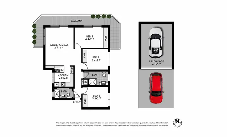 Floorplan of Homely apartment listing, 5/27 The Avenue, Rose Bay NSW 2029