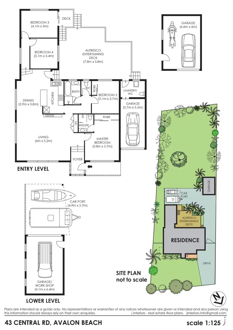 Floorplan of Homely house listing, 43 Central Road, Avalon Beach NSW 2107