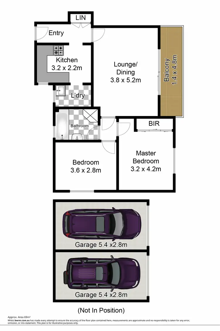 Floorplan of Homely apartment listing, 3/153 Burns Bay Road, Lane Cove NSW 2066