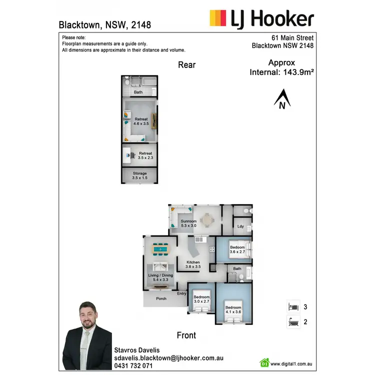 Floorplan of Homely house listing, 15 Tara Road, Blacktown NSW 2148