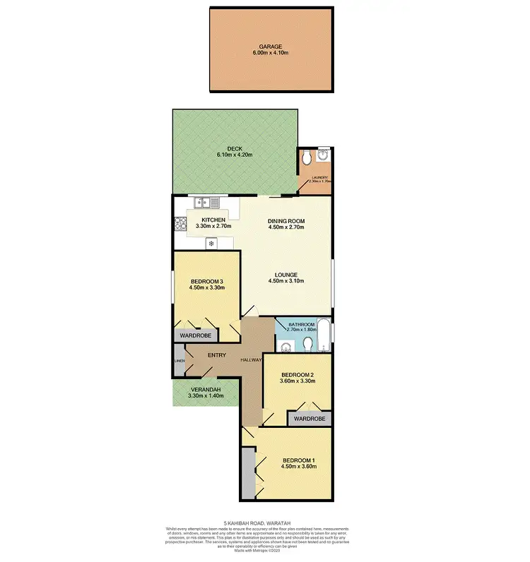 Floorplan of Homely house listing, 5 Kahibah Road, Waratah NSW 2298