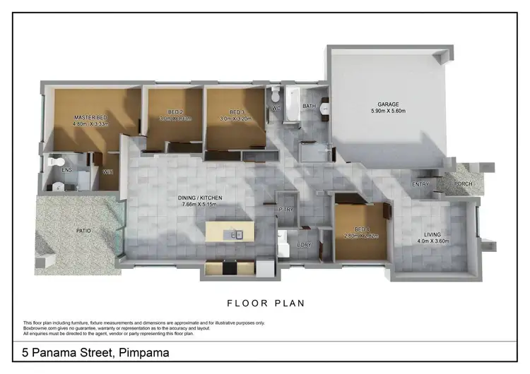 Floorplan of Homely house listing, 5 Panama Street, Pimpama QLD 4209