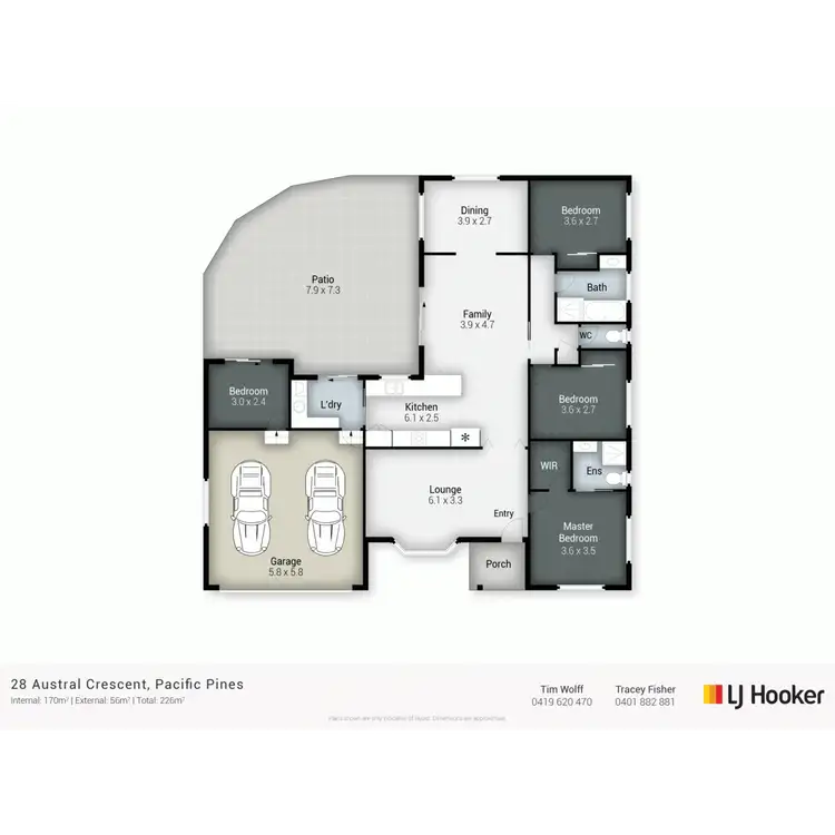 Floorplan of Homely house listing, 28 Austral Crescent, Pacific Pines QLD 4211