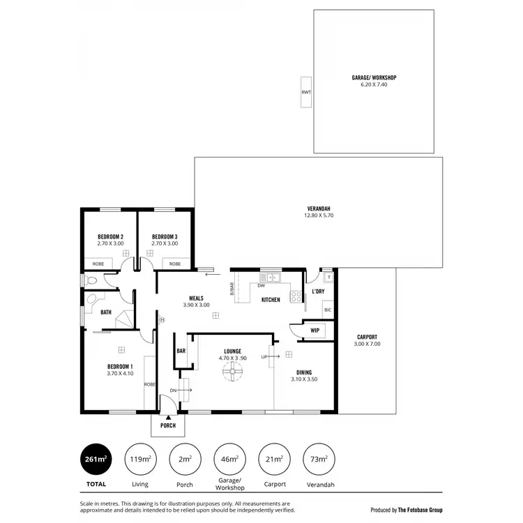 Floorplan of Homely house listing, 74 Tolley Road, St Agnes SA 5097