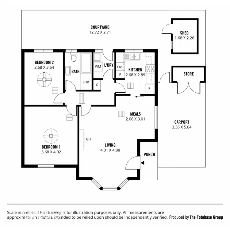 Floorplan of Homely unit listing, 6/9 Orange Grove, Kensington Park SA 5068