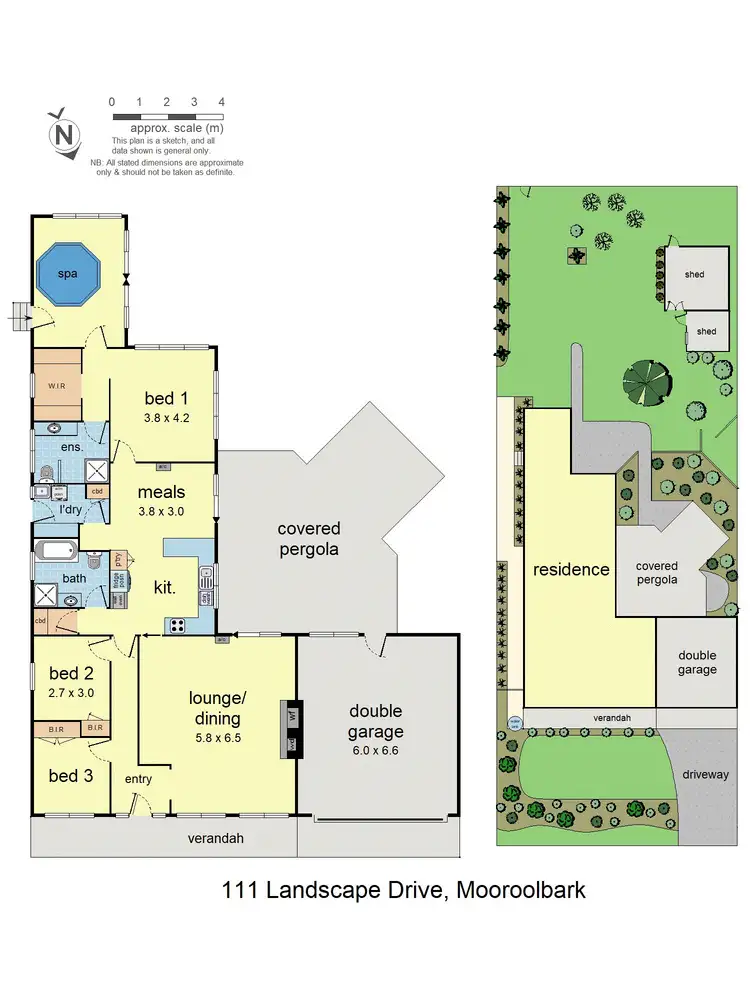 Floorplan of Homely house listing, 111 Landscape Drive, Mooroolbark VIC 3138