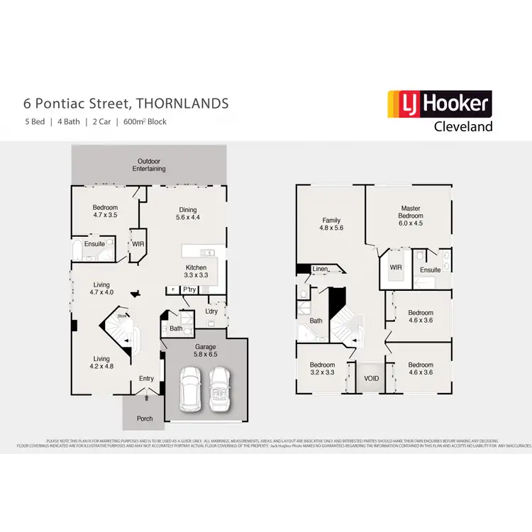 Floorplan of Homely house listing, 6 Pontiac Street, Thornlands QLD 4164