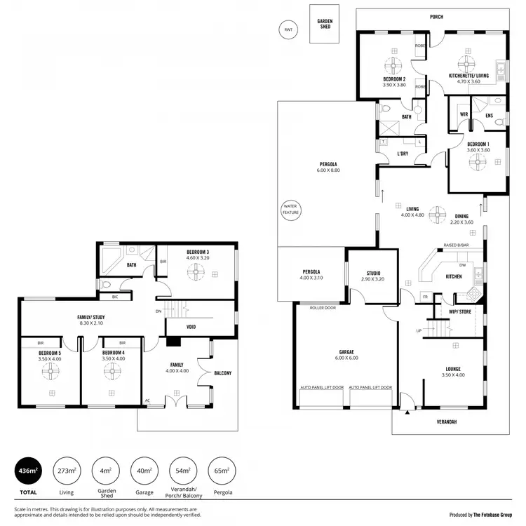 Floorplan of Homely house listing, 8 Greentree Place, Mawson Lakes SA 5095