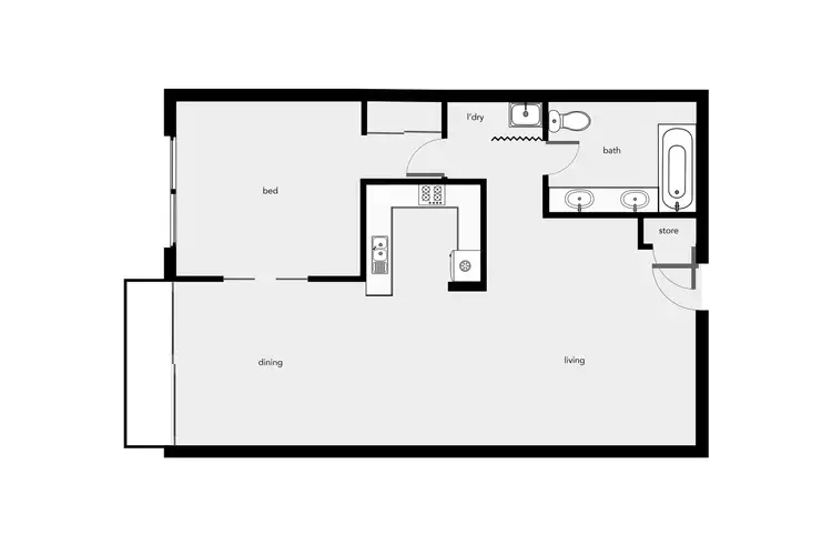 Floorplan of Homely unit listing, 1622/2 Greenslopes Street, Cairns North QLD 4870