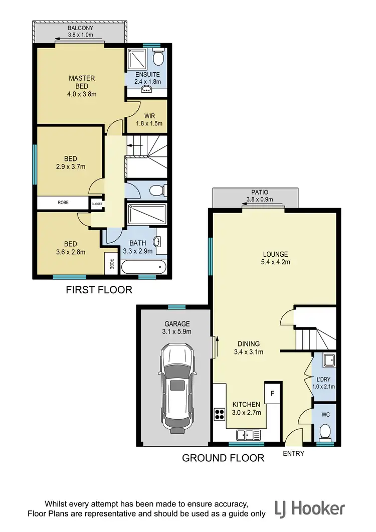 Floorplan of Homely townhouse listing, 30/71 Goodfellows Road, Kallangur QLD 4503