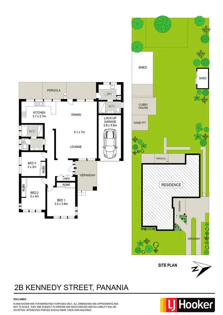 Floorplan of Homely house listing, 2B Kennedy Street, Panania NSW 2213