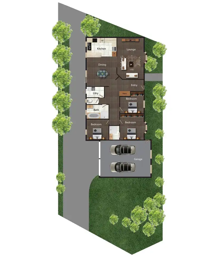 Floorplan of Homely house listing, 21 Southwell Place, Queanbeyan NSW 2620
