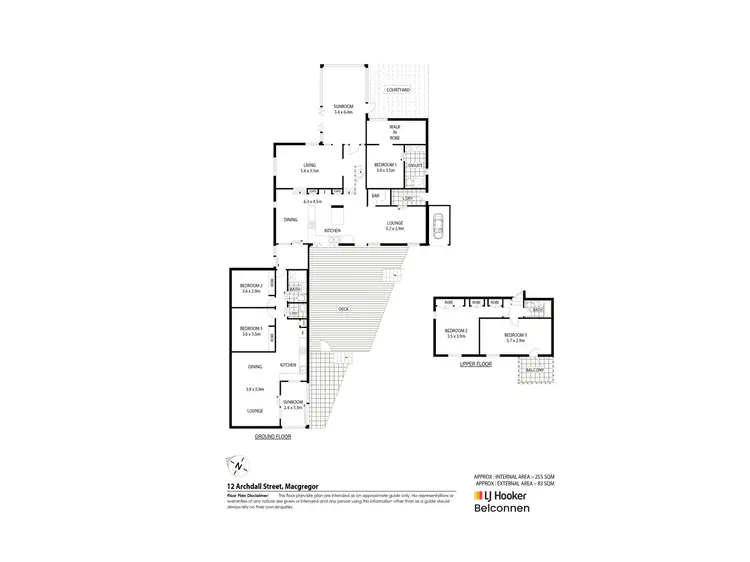 Floorplan of Homely house listing, 12 Archdall Street, Macgregor ACT 2615