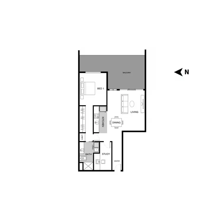 Floorplan of Homely apartment listing, 30/2 Hinder Street, Gungahlin ACT 2912