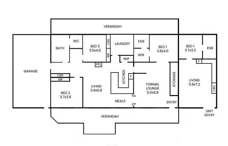 Floorplan of Homely house listing, 10 Lake Inlet Avenue, Newlands Arm VIC 3875