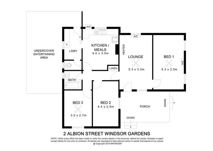 Floorplan of Homely house listing, 2 Albion Street, Windsor Gardens SA 5087