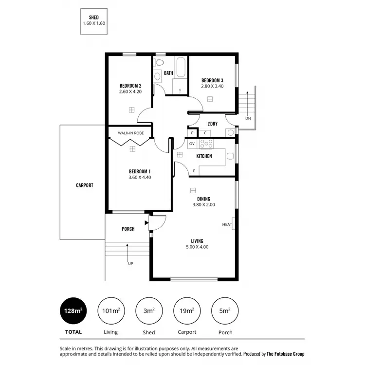 Floorplan of Homely unit listing, 5/8 Hill Street, Burnside SA 5066
