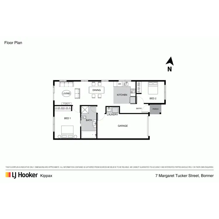 Floorplan of Homely house listing, 7 Margaret Tucker Street, Bonner ACT 2914