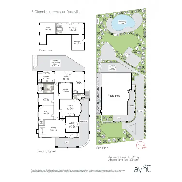 Floorplan of Homely house listing, 18 Clermiston Avenue, Roseville NSW 2069