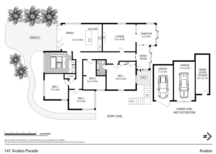Floorplan of Homely house listing, 141 Avalon Parade, Avalon NSW 2107