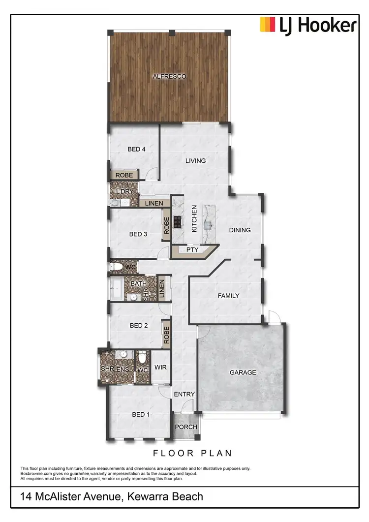 Floorplan of Homely house listing, 14 McAlister Avenue, Kewarra Beach QLD 4879