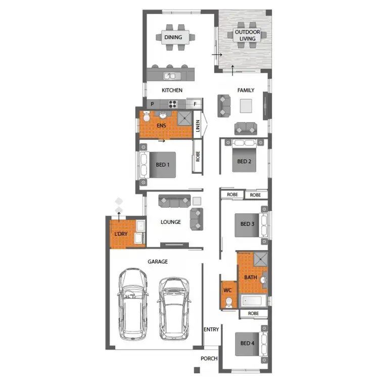 Floorplan of Homely house listing, 38 Cummings Circuit, Willow Vale QLD 4209