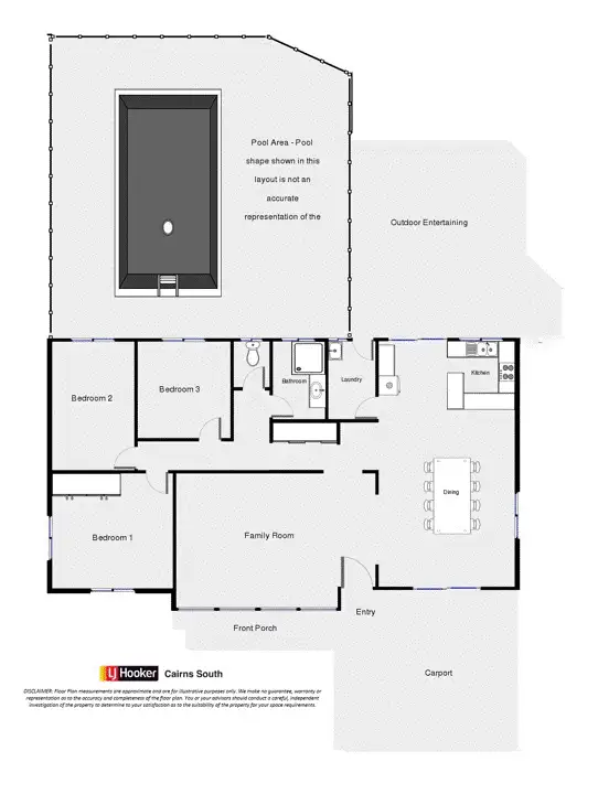 Floorplan of Homely house listing, 5 Pearl Close, Bayview Heights QLD 4868