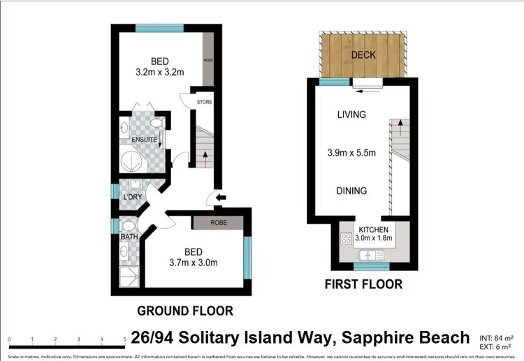 Floorplan of Homely townhouse listing, 26/94 Solitary Islands Way, Sapphire Beach NSW 2450