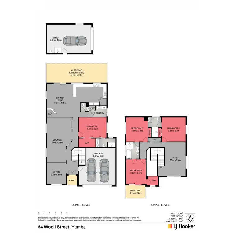 Floorplan of Homely house listing, 54 Wooli Street, Yamba NSW 2464