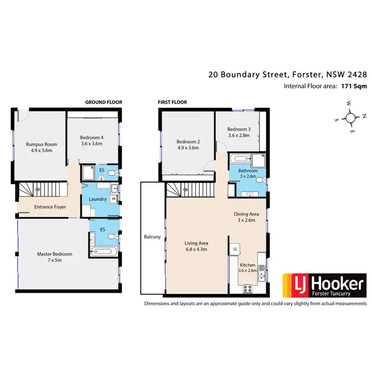 Floorplan of Homely house listing, 20 Boundary Street, Forster NSW 2428