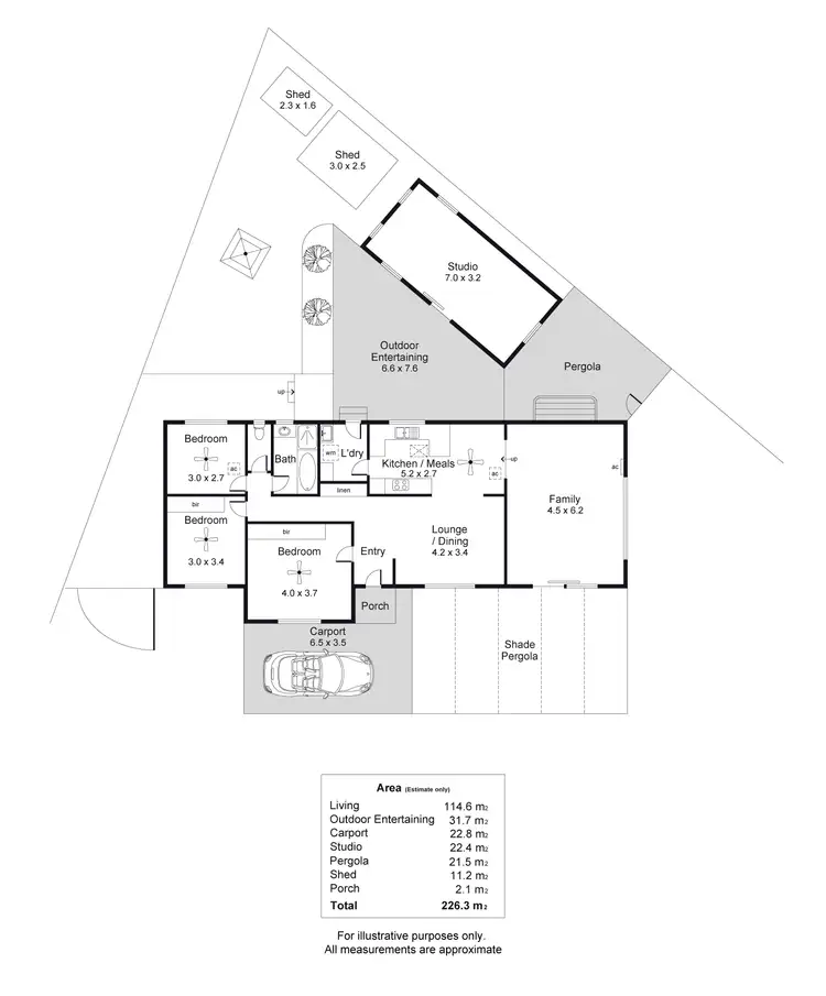 Floorplan of Homely house listing, 4 Nottingham Crescent, Valley View SA 5093