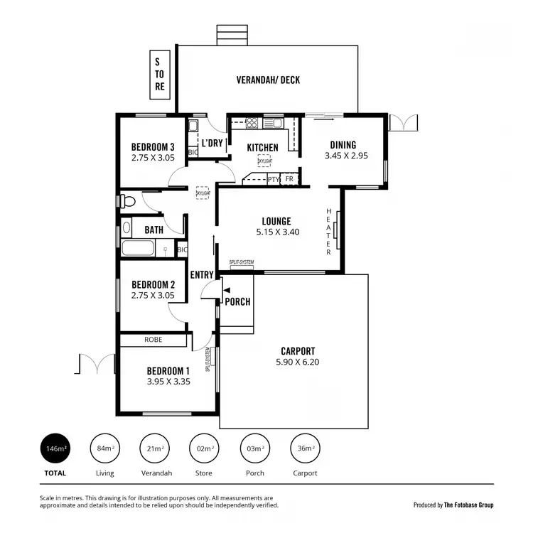 Floorplan of Homely house listing, 1/32 Highbury Drive, Highbury SA 5089