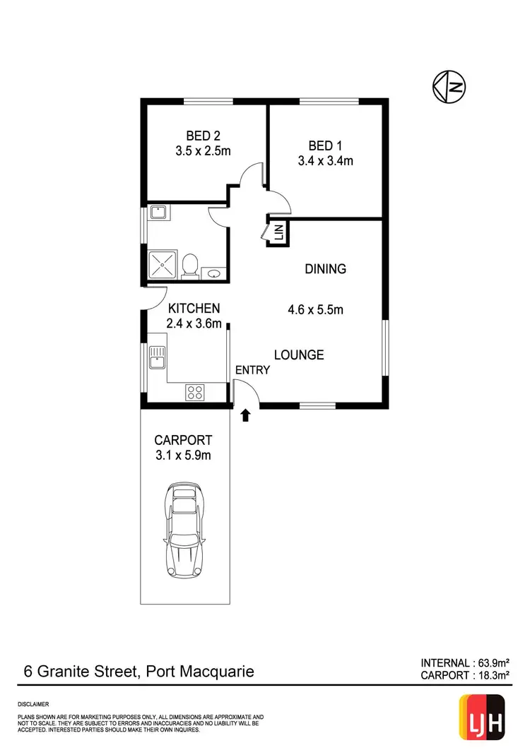 Floorplan of Homely house listing, 6 Granite Street, Port Macquarie NSW 2444