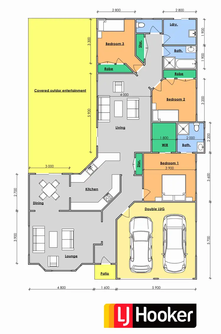 Floorplan of Homely house listing, 26 Carrabeen Drive, Old Bar NSW 2430