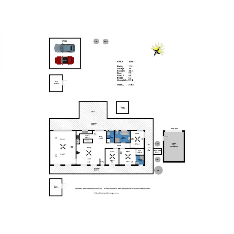 Floorplan of Homely house listing, 25 Scott Street, Kersbrook SA 5231