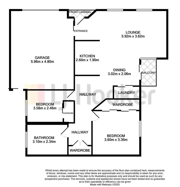 Floorplan of Homely unit listing, Unit 1/35 Rawson Street, Aberdare NSW 2325