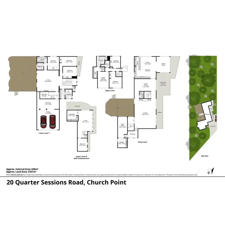 Floorplan of Homely house listing, 20 Quarter Sessions Road, Church Point NSW 2105