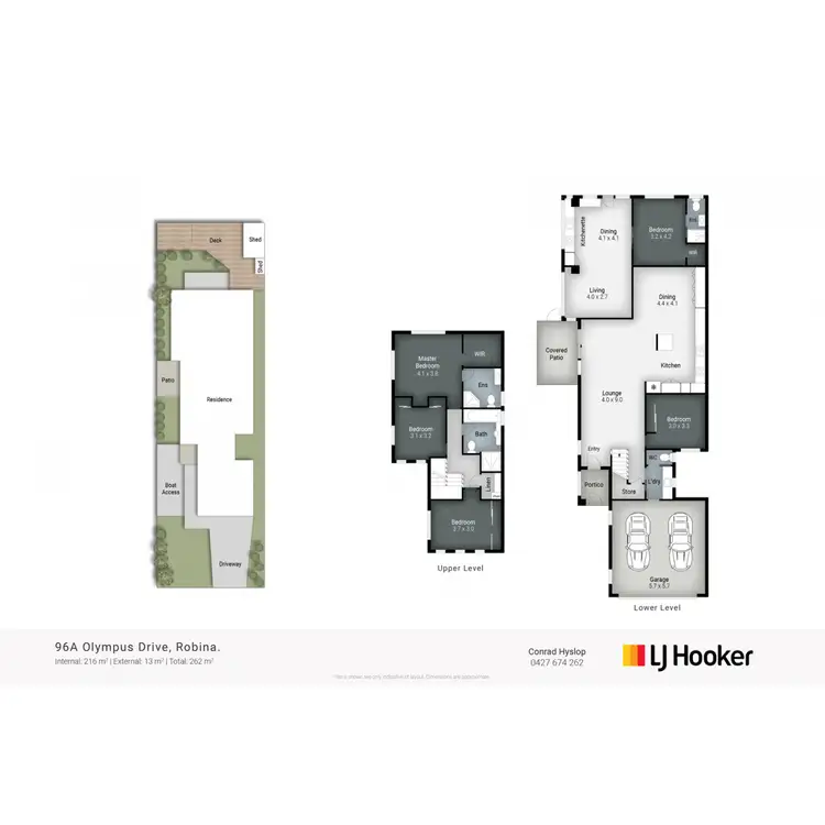 Floorplan of Homely house listing, 96A Olympus Drive, Robina QLD 4226