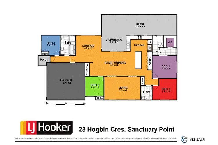 Floorplan of Homely house listing, 28 Hogbin Crescent, Sanctuary Point NSW 2540
