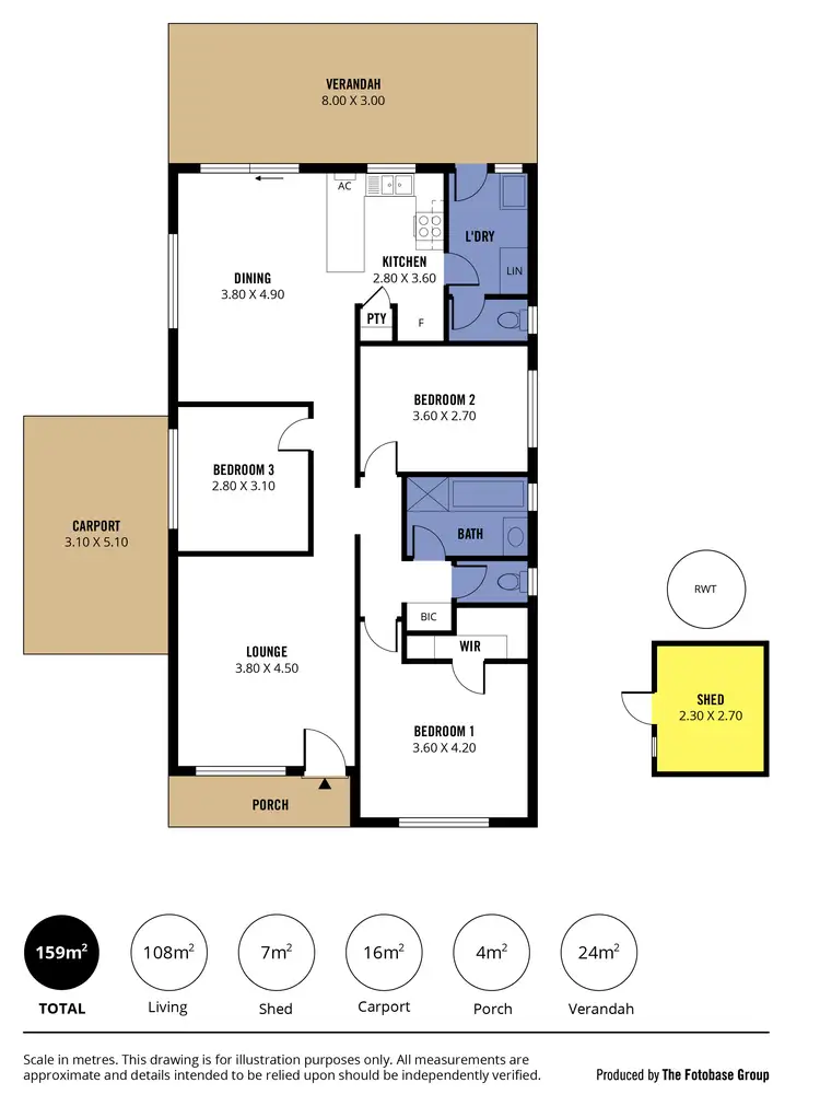 Floorplan of Homely house listing, 23A Harvey Crescent, Aldinga Beach SA 5173
