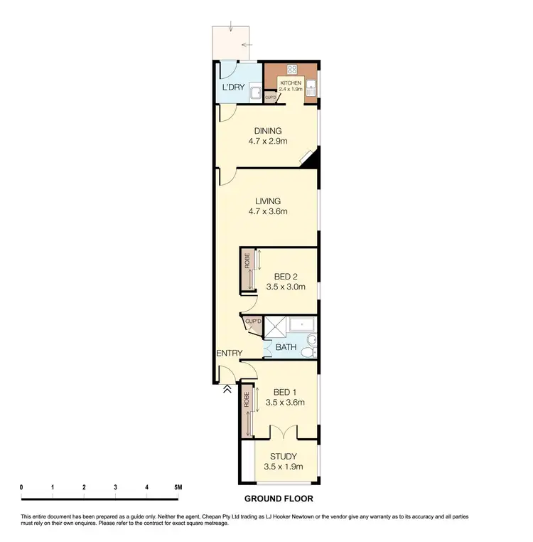 Floorplan of Homely apartment listing, 2/18 Holt Street, Stanmore NSW 2048
