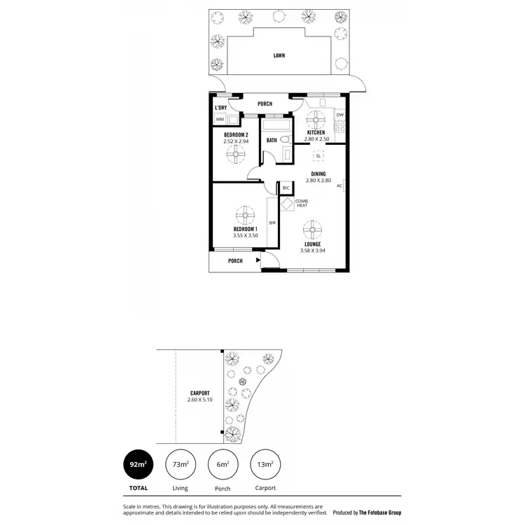 Floorplan of Homely unit listing, 17/44 Glynburn Road, Hectorville SA 5073